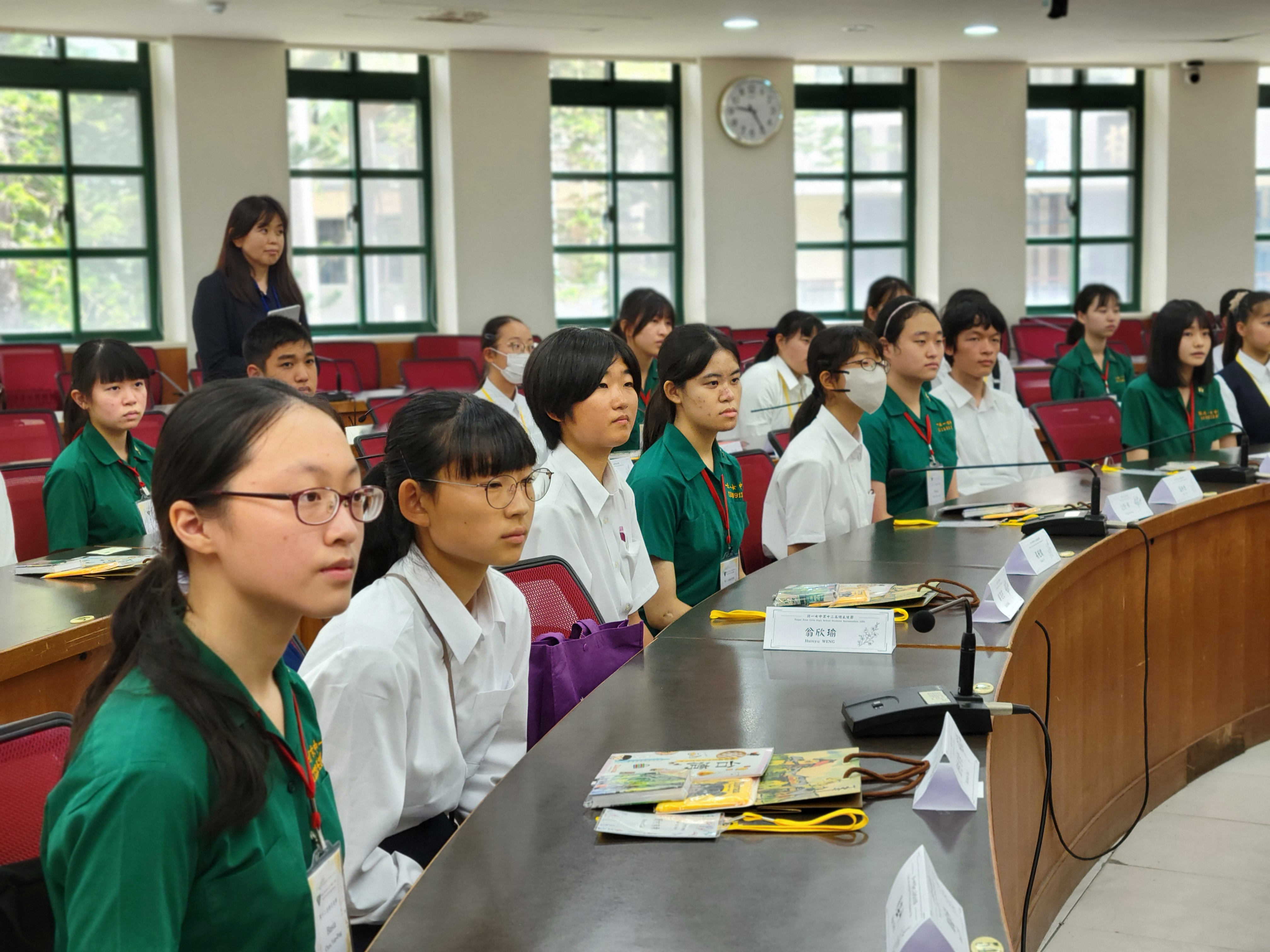 北一女中與北野高校兩校學生